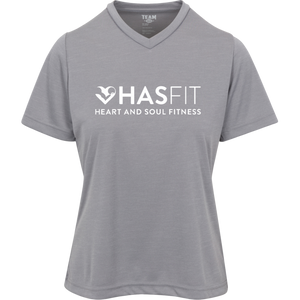 HASfit Breathe Performance - Dri-Fit Ladies' Heather Moisture-Wicking T-Shirt