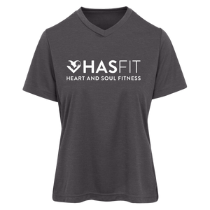 HASfit Breathe Performance - Dri-Fit Ladies' Heather Moisture-Wicking T-Shirt