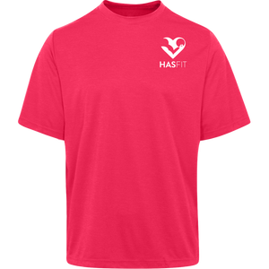 HASfit Performance King - Dri-Fit Heather Moisture-Wicking T-Shirt