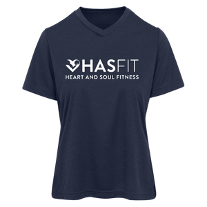 HASfit Breathe Performance - Dri-Fit Ladies' Heather Moisture-Wicking T-Shirt