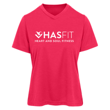 HASfit Breathe Performance - Dri-Fit Ladies' Heather Moisture-Wicking T-Shirt