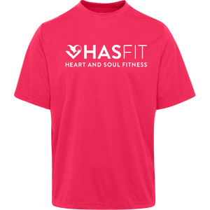 HASfit Force - Performance Dri-Fit Heather Moisture-Wicking T-Shirt