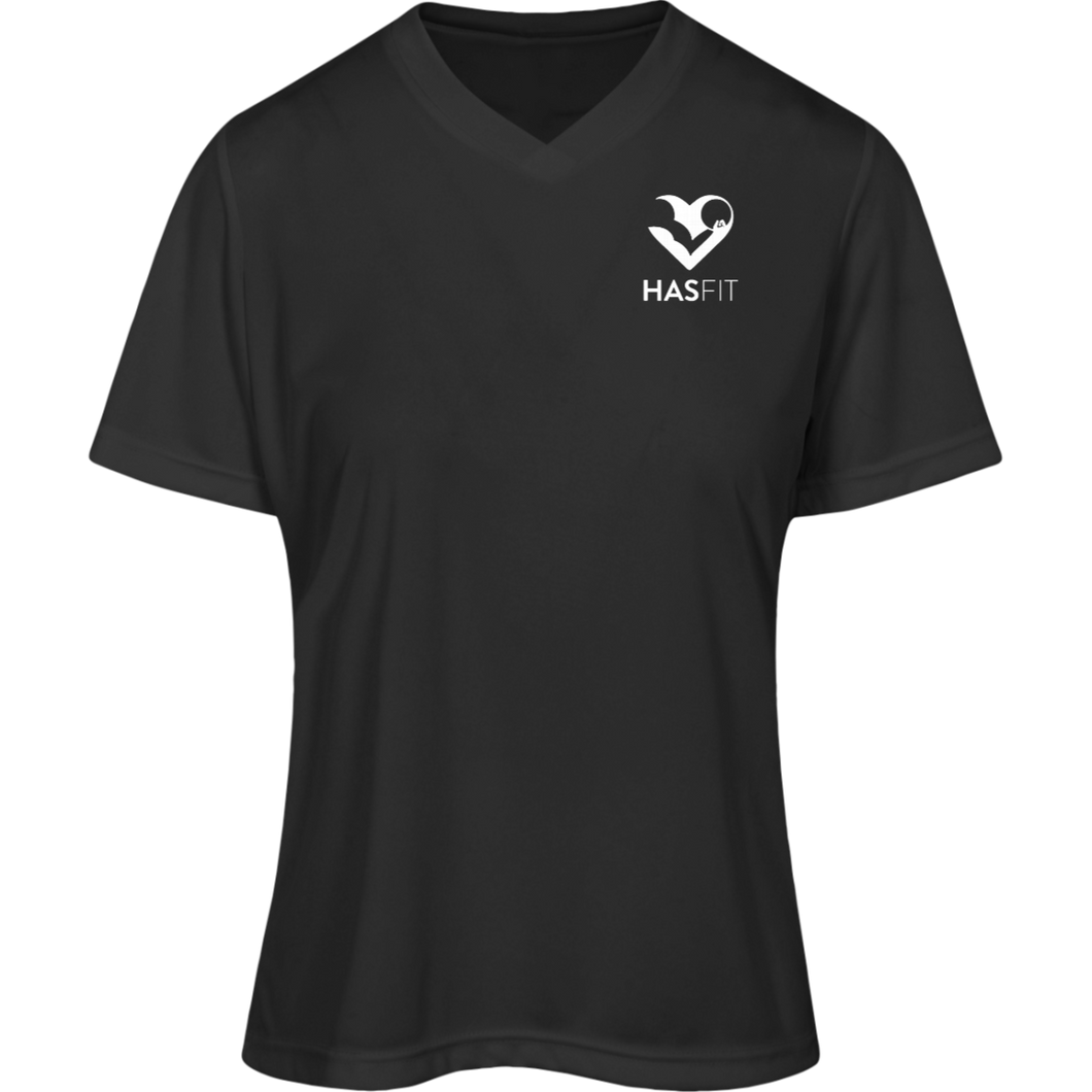 HASfit Claudia's Jersey - Performance Dri-Fit Ladies' V-Neck T-Shirt