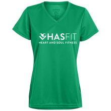 HASfit Claudia's Jersey - Performance Dri-Fit Ladies' V-Neck T-Shirt