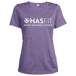 HASfit Breathe Performance - Dri-Fit Ladies' Heather Moisture-Wicking T-Shirt